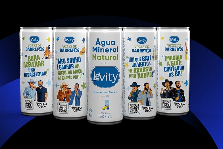 Levity transforma as vozes de Barretos em coleção de 400 mil latas comemorativas