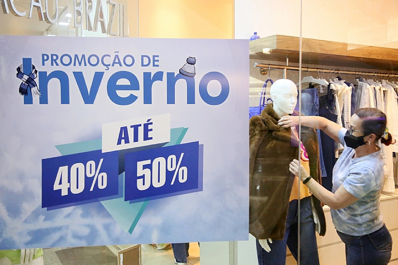 Lojistas do Riopreto Shopping estão prontos para dias de frio intenso do Inverno