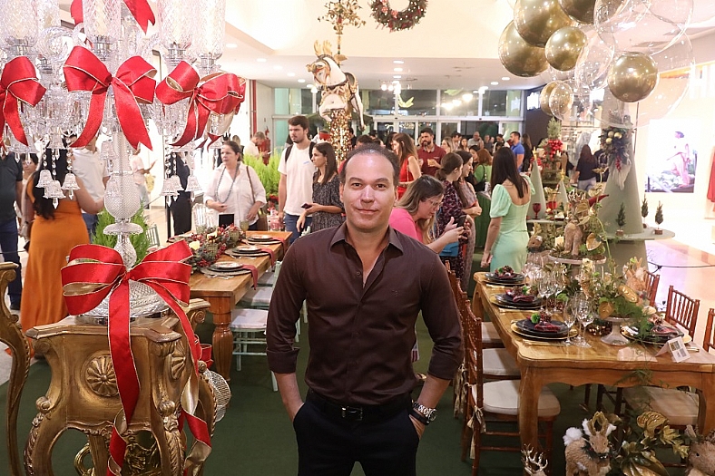 Riopreto Shopping recebe edição especial de Natal da VI Mostra de Mesas Decoradas