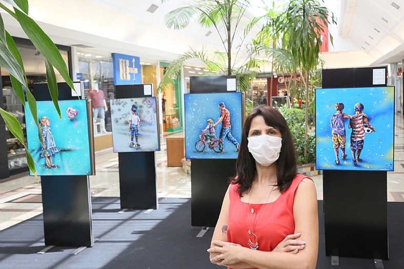 Riopreto Shopping recebe a mostra ''Come Back To Life'' da artista Danila Pinheiro