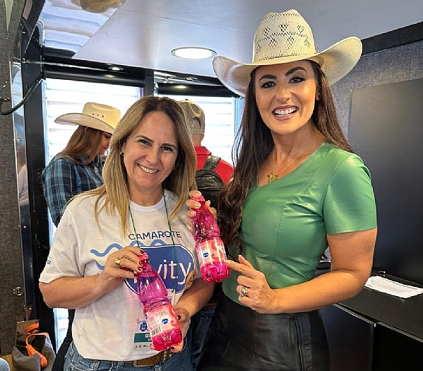 Levity, água oficial da Agrishow, tem ação especial para mulheres do agro